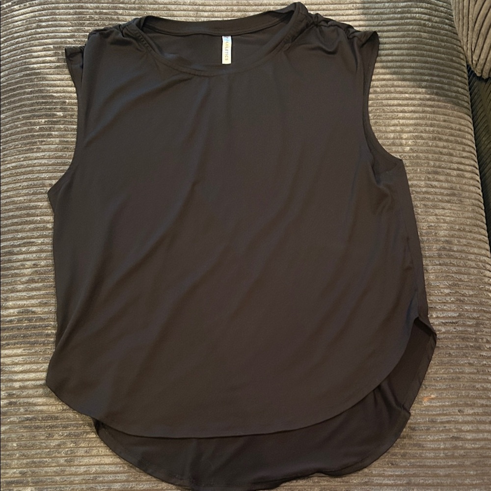 Fabletics Black Sleeveless Performance Tank